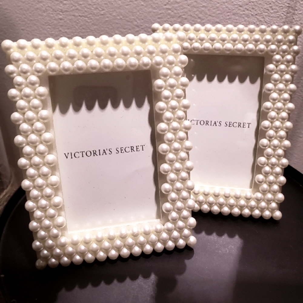 Victoria's Secret Pearl Picture Frames